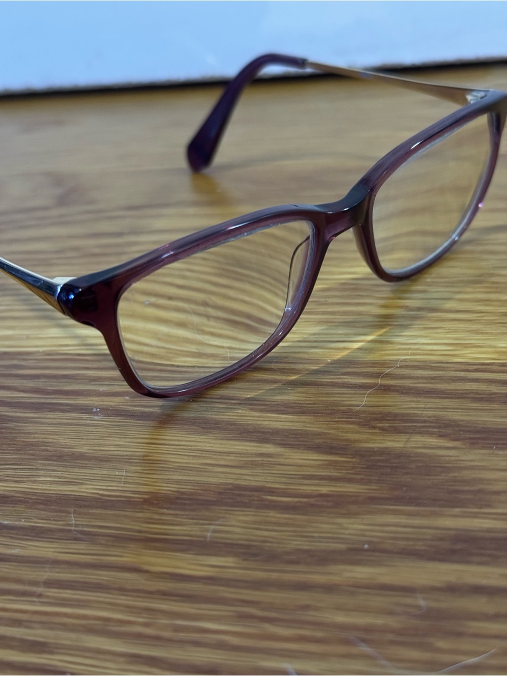 ZAC POSEN Women’s Classic Rectangular Reading Glasses - Burgundy